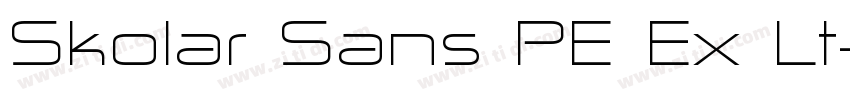 Skolar Sans PE Ex Lt字体转换